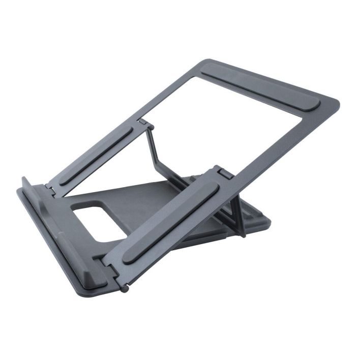 Coolbox Soporte Atril Portátil Hasta 17 Pulgadas, Aleación de Aluminio, Gris Espacial, 4 Posiciones Ajustables 6