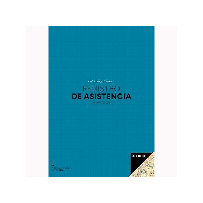 Additio Registro De Asistencia Para El Alumnado 16 Páginas Pvc Azul Additio Registro De Asistencia Para El Alumnado 16 Páginas Pvc Azul