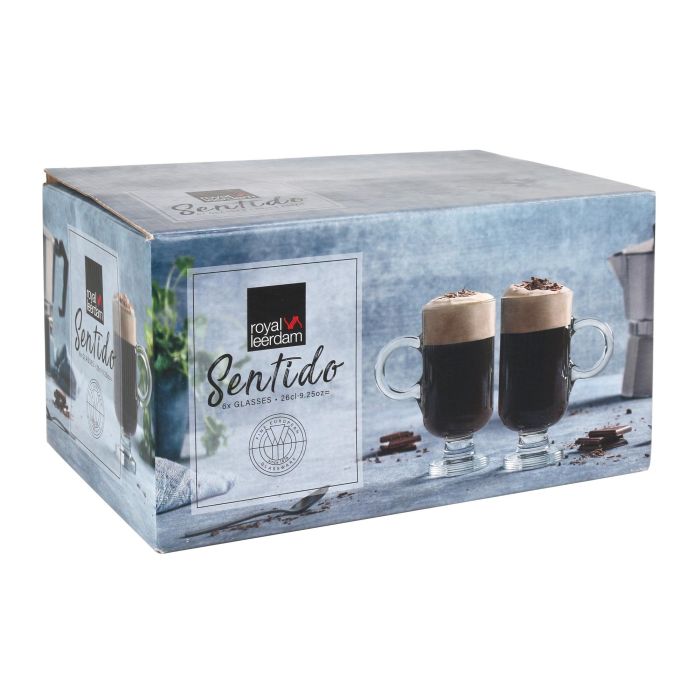 Set de 6 Tazas para Café con Leche Senti 26 cl - Royal Leerdam (4 Cajas) 6 Set de 6 Tazas para Café con Leche Senti 26 cl - Royal Leerdam (4 Cajas) 6
