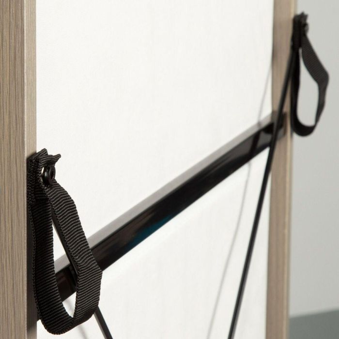 Mesita de Noche Max Home Blanco Gris 58 x 70 x 30 cm 1 Mesita de Noche Max Home Blanco Gris 58 x 70 x 30 cm 1