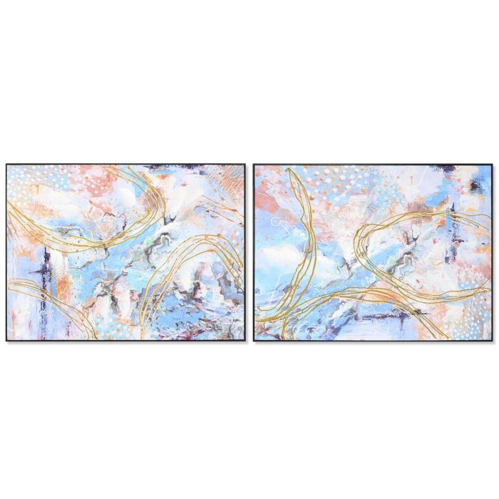 Cuadro DKD Home Decor 122 x 4,5 x 92 cm Abstracto Moderno (2 Unidades) Cuadro DKD Home Decor 122 x 4,5 x 92 cm Abstracto Moderno (2 Unidades)