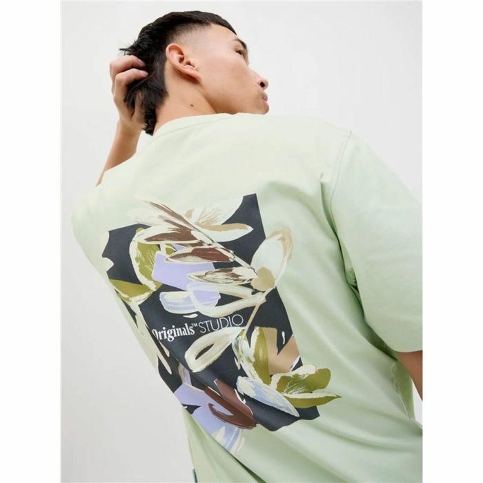 Camiseta de Manga Corta Hombre Jack & Jones Jorvarenna Painted Azul 1