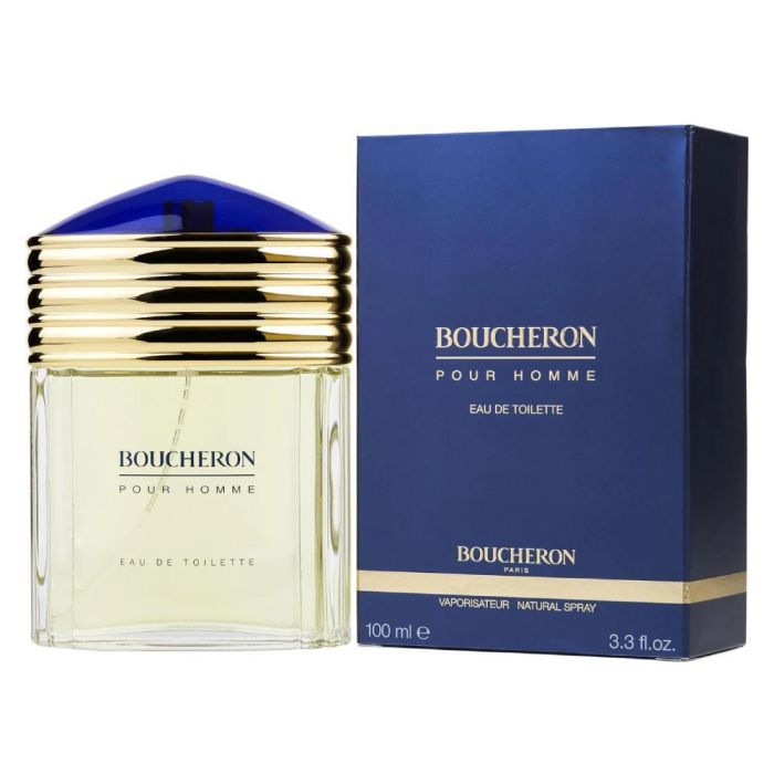 Boucheron Pour Homme Eau de Toilette Vaporizador para Hombre 100 ml - Fragancia Aromática Amaderada Cítrica Boucheron Pour Homme Eau de Toilette Vaporizador para Hombre 100 ml - Fragancia Aromática Amaderada Cítrica