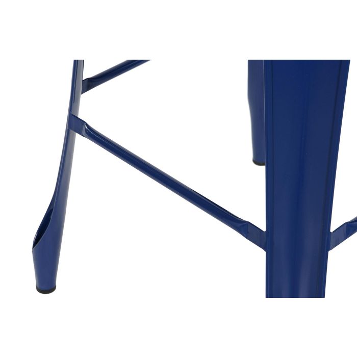 DKD Home Decor Taburete Loft Azul 48 x 113 x 44 cm (2 Unidades) 4
