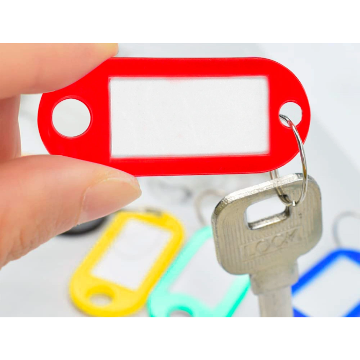 Q-connect Llavero Portaetiquetas Expositor 240 Unidades Colores Surtidos 8