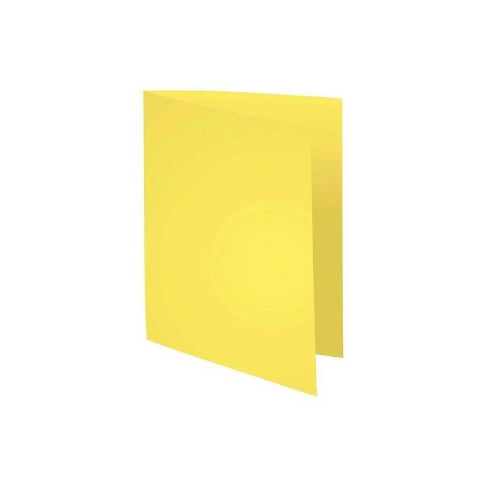 Exacompta Subcarpeta de cartulina DIN A4 amarilla 220g 100% reciclada Blue Angel
