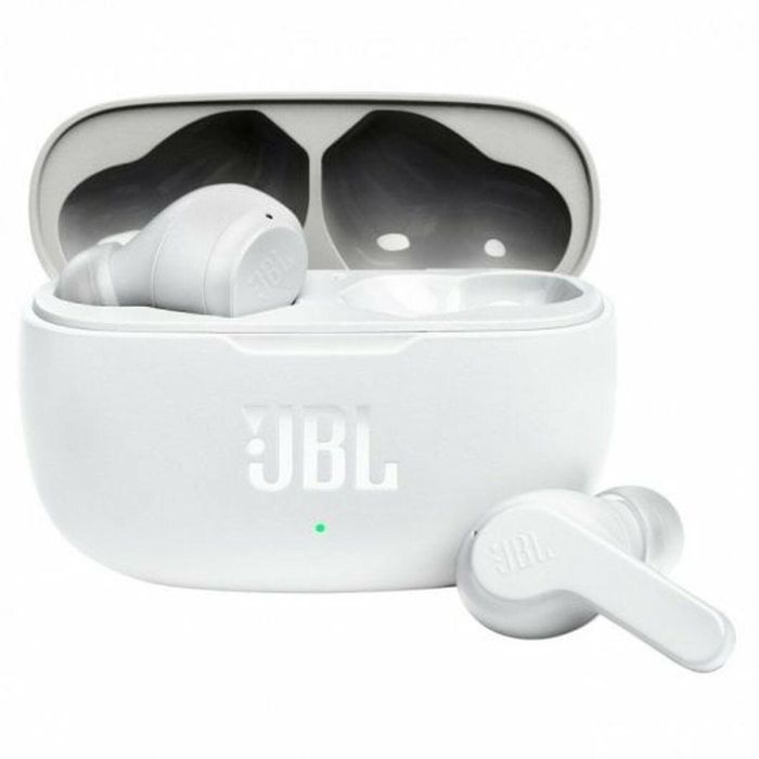 Auriculares Bluetooth con Micrófono JBL JBLW200TWSWHT Blanco 9 Auriculares Bluetooth con Micrófono JBL JBLW200TWSWHT Blanco 9