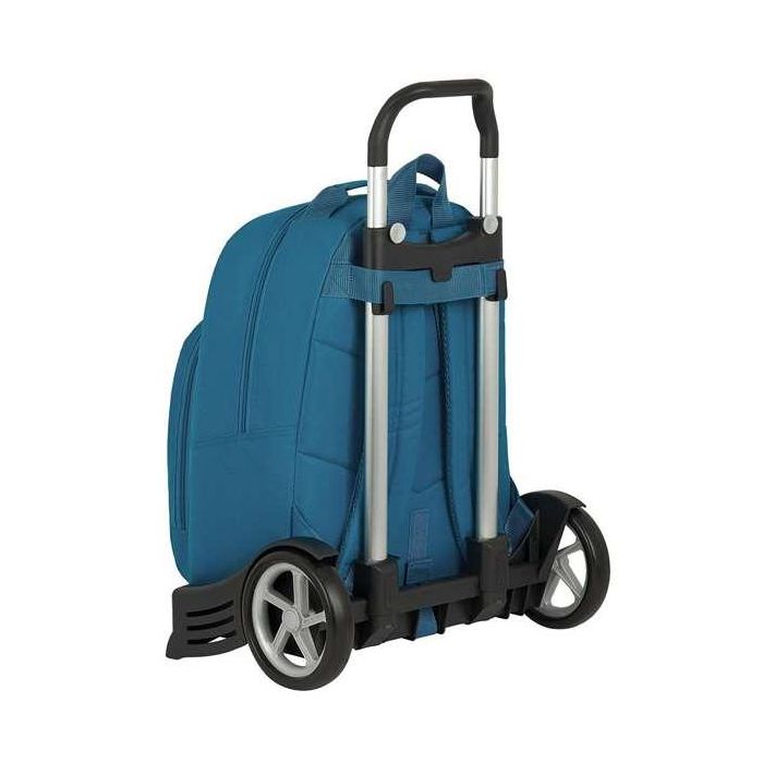 Mochila Escolar con Ruedas Evolution BlackFit8 Egeo Azul (32 x 42 x 15 cm)