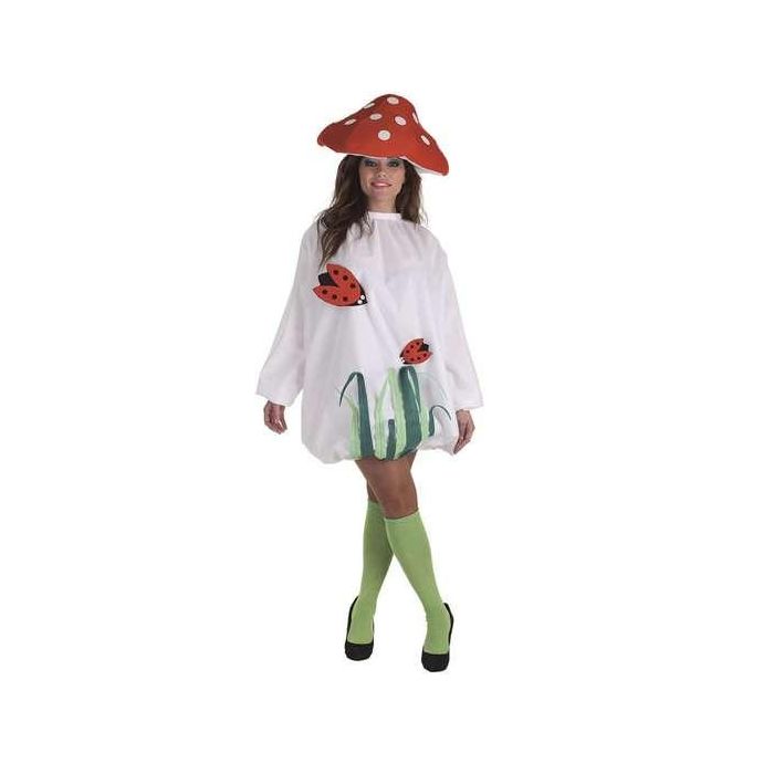 Creaciones Llopis Disfraz de Seta para Adulto - Talla L, Incluye Vestido, Sombrero y Calcetines Creaciones Llopis Disfraz de Seta para Adulto - Talla L, Incluye Vestido, Sombrero y Calcetines