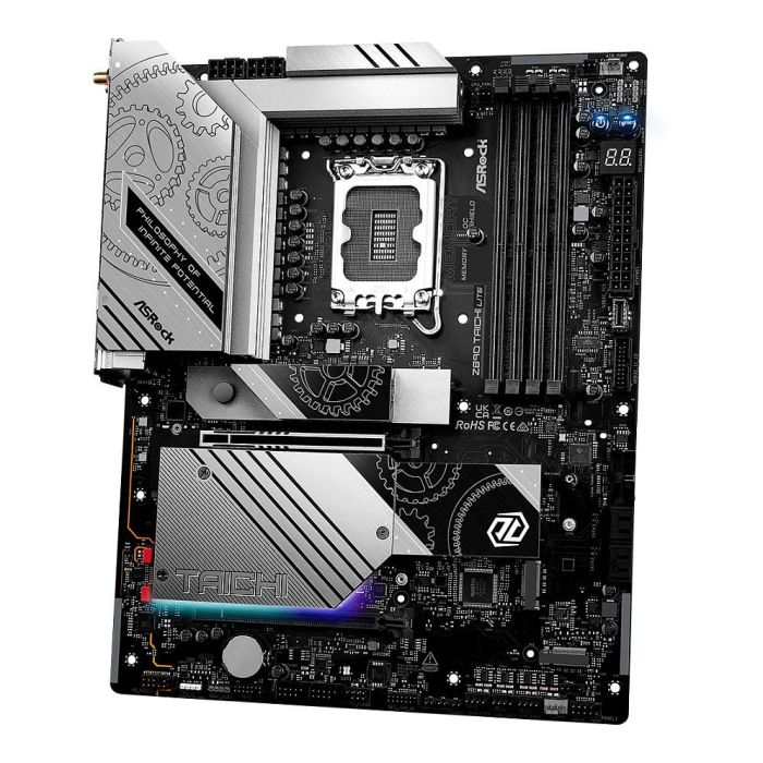 ASRock Z890 Taichi Lite 1851 ATX HDMI/USB-C DDR5 Retail Placa Base para PC con Intel Z890, Socket LGA 1851 y Wi-Fi 7