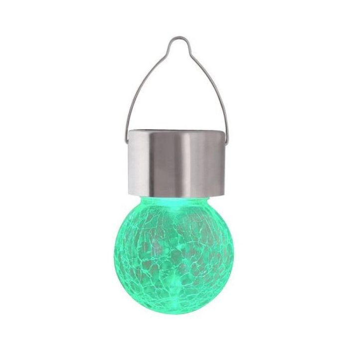 RABALUX RAB-7850 Lámpara Solar Colgante Yola LED RGB Exterior IP44 Cromo Satinado Metal Vidrio Decorativa 0.06W 2