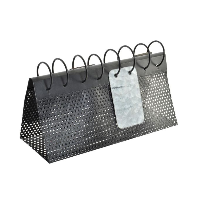DKD Home Decor Calendario Vintage de Metal Negro Blanco 13 x 21 x 34 cm 2 DKD Home Decor Calendario Vintage de Metal Negro Blanco 13 x 21 x 34 cm 2