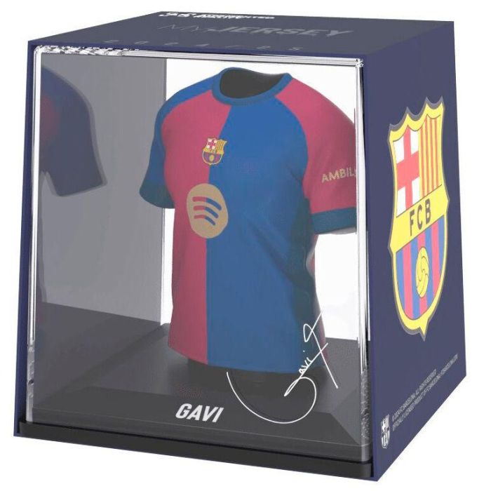 Figura Mini Camiseta Gavi FC Barcelona 0 Figura Mini Camiseta Gavi FC Barcelona 0