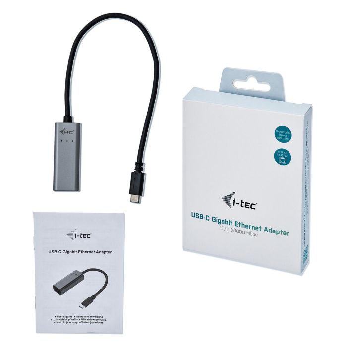 Cable USB C i-Tec C31METALGLAN Gris 6