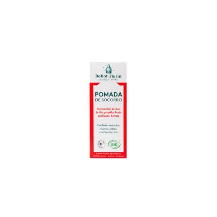 BALLOT-FLURIN Pomada De Socorro 50ml, Cuidado Reparador Rojeces Piel Reactiva e Irritada, Ideal Actividades Aire Libre