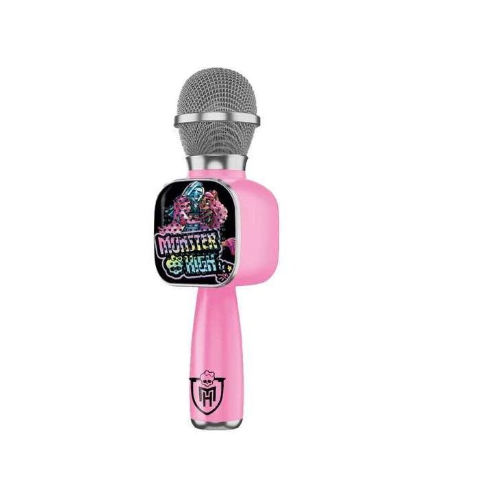 Microfono bluetooth monster high con melodias y entrada usb 24,8x6,4x5,6cm