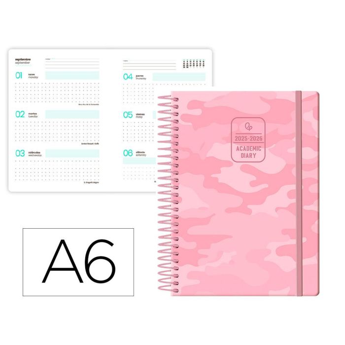 Agenda Escolar Liderpapel 25-26 Teens Patterns Abstract Pattern Semana Vista A6 Bilingue Papel Fsc 80 gr Agenda Escolar Liderpapel 25-26 Teens Patterns Abstract Pattern Semana Vista A6 Bilingue Papel Fsc 80 gr