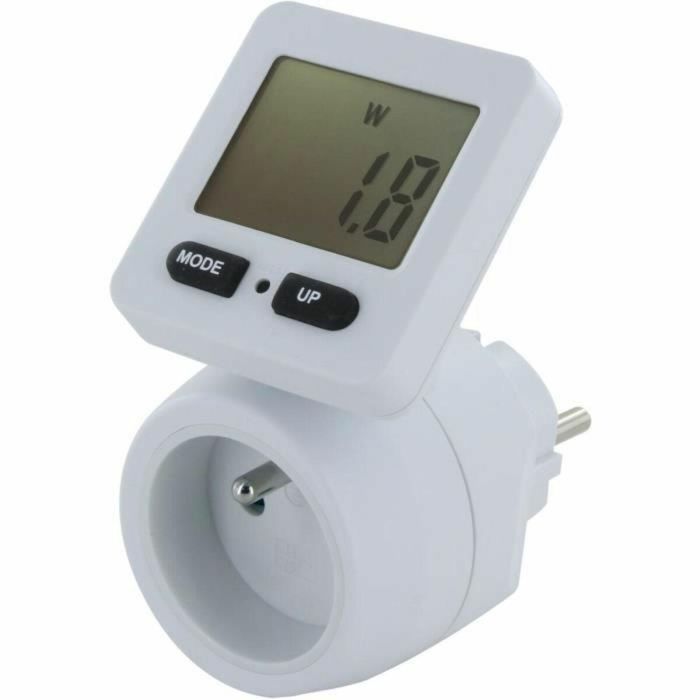 Enchufe con medidor de consumo Chacon 54351 Blanco 1
