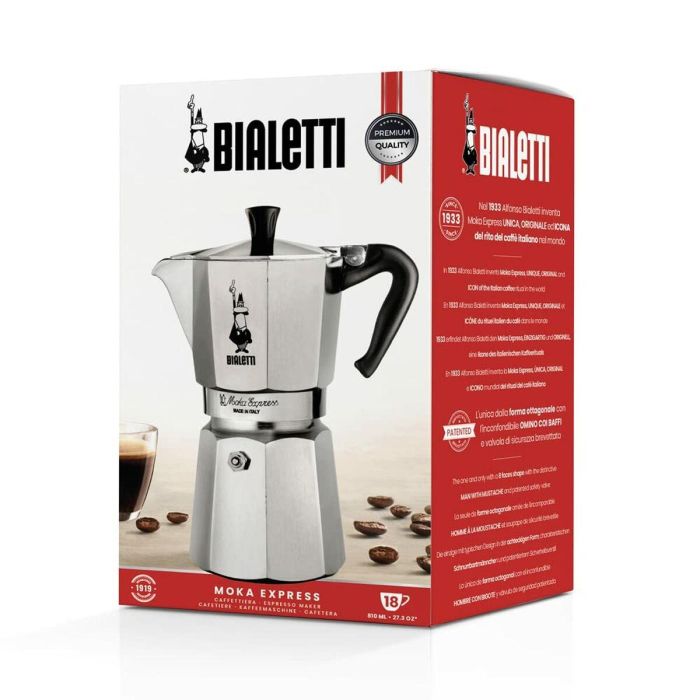 Cafetera Italiana Bialetti 0001167/MR Plateado 4