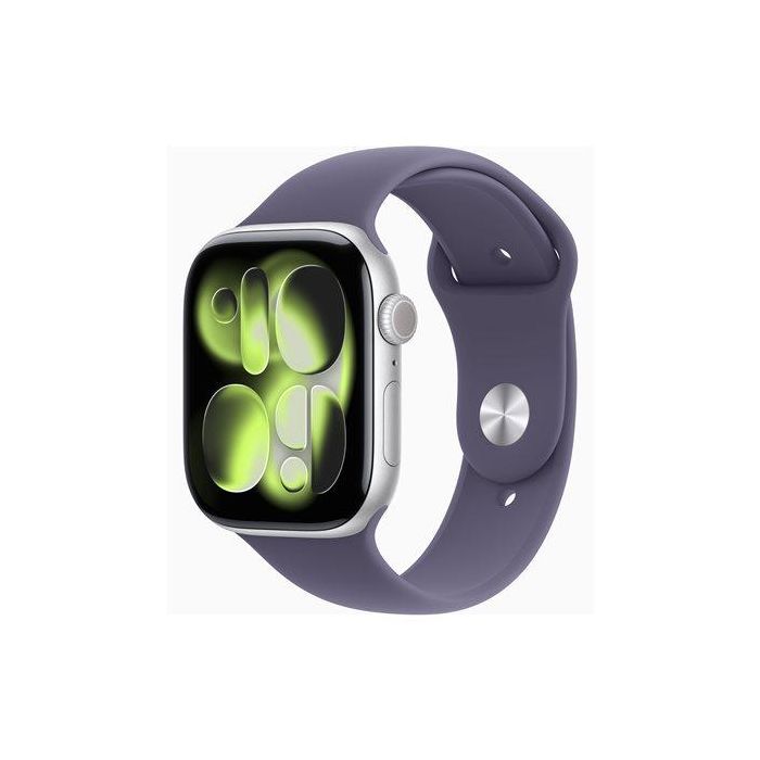 Apple MFCP4QL/A Apple Watch Series 11 GPS Cellular 46mm Aluminio Plata Correa Deportiva Niebla Lila S/M 1