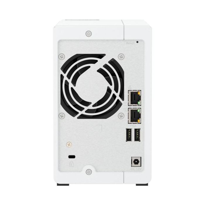Qnap TS-216G NAS 2 Bahías 3.5"/2.5" 2.5GbE con 4GB RAM NPU IA | Servidor Almacenamiento Torre Hogar/Oficina hasta 39TB 5