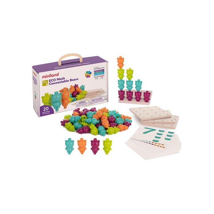 Set Eco Math Connectable Bears Miniland 32149 1