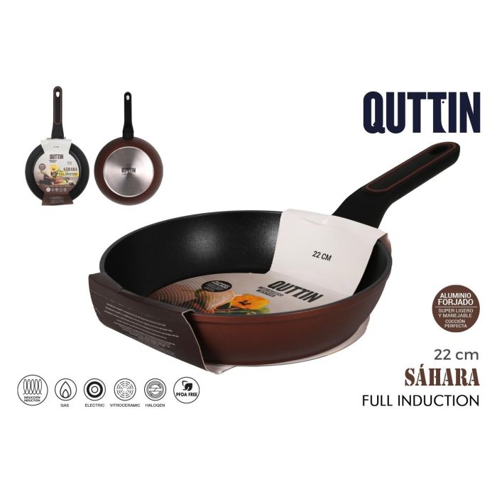 Sartén de aluminio forjado 22 cm M/Soft Full Saha - Quttin (6 Unidades) Sartén de aluminio forjado 22 cm M/Soft Full Saha - Quttin (6 Unidades)