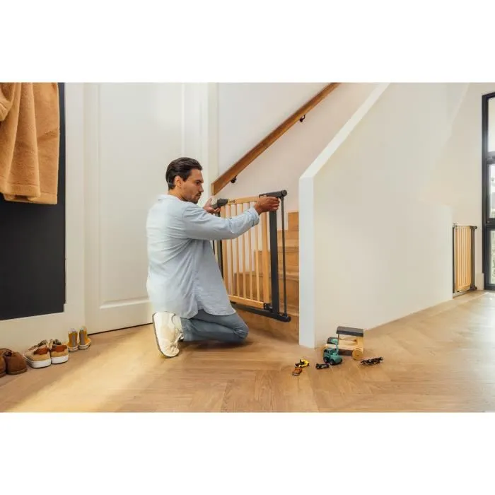 Safety 1St Barrera Seguridad Simply Close Madera y Metal Extensión 7 cm 2