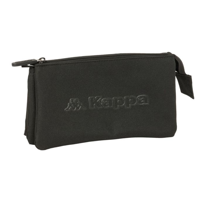 Portatodo Kappa Negro Negro 22 x 12 x 3 cm 1 Portatodo Kappa Negro Negro 22 x 12 x 3 cm 1