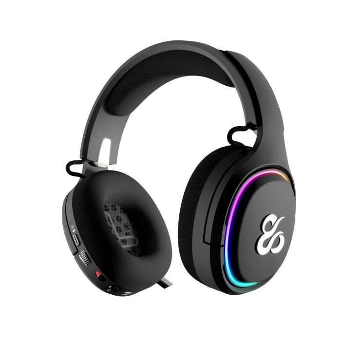 Auriculares con Micrófono Gaming Newskill Aton Ø 50 mm Negro 3