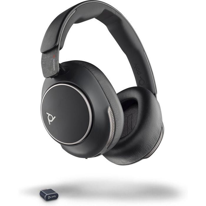 Poly Voyager Surround 80 UC Auriculares Bluetooth Over-Ear con ANC Adaptable, Micrófonos Integrados, USB-C/A para Llamadas y Música 7 Poly Voyager Surround 80 UC Auriculares Bluetooth Over-Ear con ANC Adaptable, Micrófonos Integrados, USB-C/A para Llamadas y Música 7