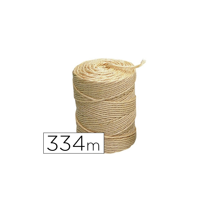 Liderpapel Cuerda Sisal 3 Cabos Rollo 2 kg Color Crudo 0 Liderpapel Cuerda Sisal 3 Cabos Rollo 2 kg Color Crudo 0