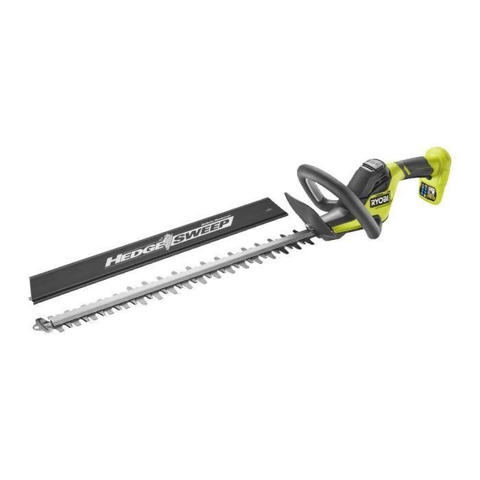 Cortasetos LINEA inalámbrico RYOBI ONE+ 18V - Diseño en línea - Cuchillas de 55 cm - Separación de 24 mm - 1 batería de 18V 4.0 Ah y 1 cargador 1 Cortasetos LINEA inalámbrico RYOBI ONE+ 18V - Diseño en línea - Cuchillas de 55 cm - Separación de 24 mm - 1 batería de 18V 4.0 Ah y 1 cargador 1