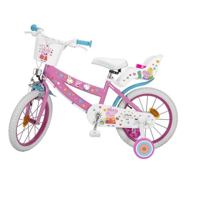 Bicicleta peppa pig rosa 16" (5/8 años) 2