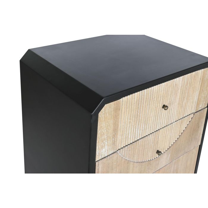 Chifonier Moderno DKD Home Decor Negro Natural 35 x 100 x 48.3 cm 1 Chifonier Moderno DKD Home Decor Negro Natural 35 x 100 x 48.3 cm 1