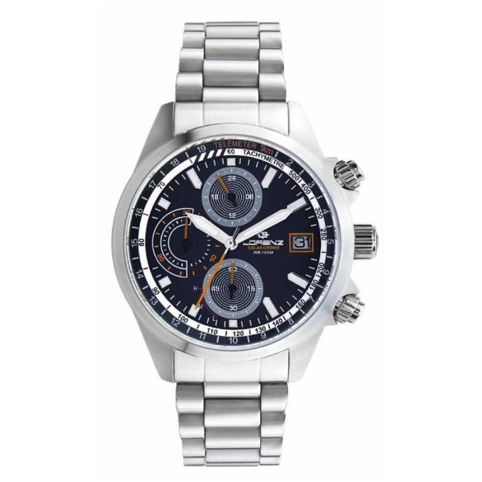 Reloj Hombre Lorenz CRONO SOLAR PILOT ORANGE + NATO EXTRA STRAP Reloj Hombre Lorenz CRONO SOLAR PILOT ORANGE + NATO EXTRA STRAP