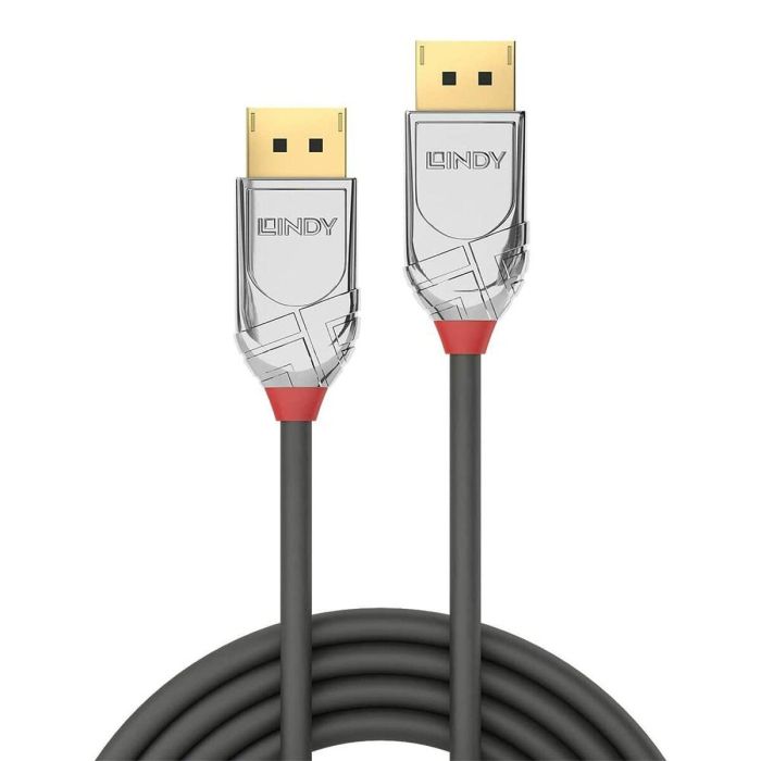 Lindy Cable DisplayPort 1.4 Cromo Line 2m - Soporta 8K 60Hz - Conectores Bañados en Oro - Triple Blindaje 0 Lindy Cable DisplayPort 1.4 Cromo Line 2m - Soporta 8K 60Hz - Conectores Bañados en Oro - Triple Blindaje 0