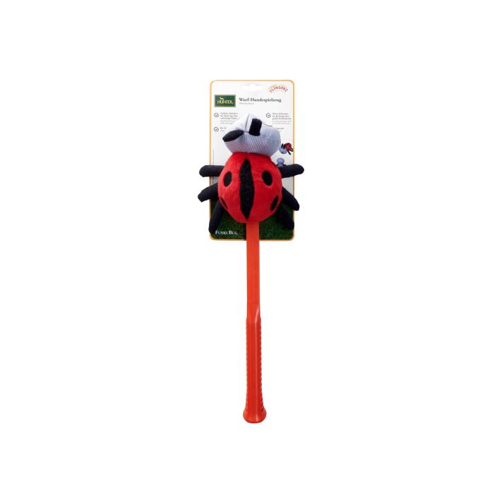 Hunter Juguete Perro Flingerz Funki Mariquita con Lanzador, Nylon Balístico Resistente para Recuperación. Incluye Chirriador, Lavable. 3 Hunter Juguete Perro Flingerz Funki Mariquita con Lanzador, Nylon Balístico Resistente para Recuperación. Incluye Chirriador, Lavable. 3