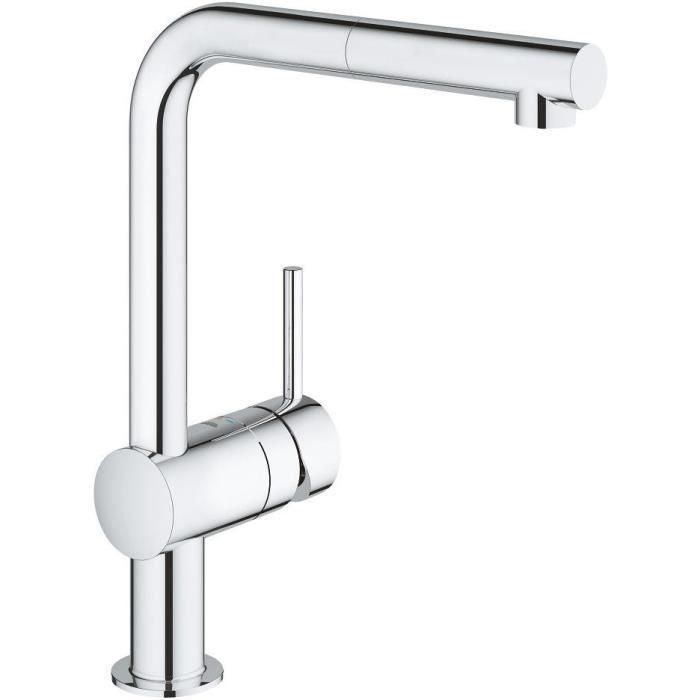 GROHE Mezclador de lavabo con ducha extraíble Minta 32168000 GROHE Mezclador de lavabo con ducha extraíble Minta 32168000