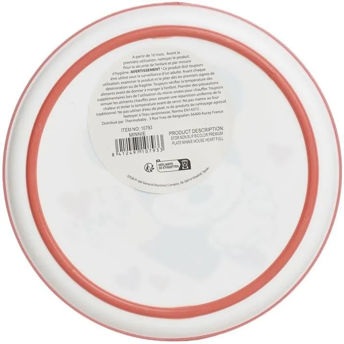 Thermobaby Caja de Comida Infantil Minnie Set 3 Piezas Taza, Cuenco y Plato Non-Sl 3 Thermobaby Caja de Comida Infantil Minnie Set 3 Piezas Taza, Cuenco y Plato Non-Sl 3