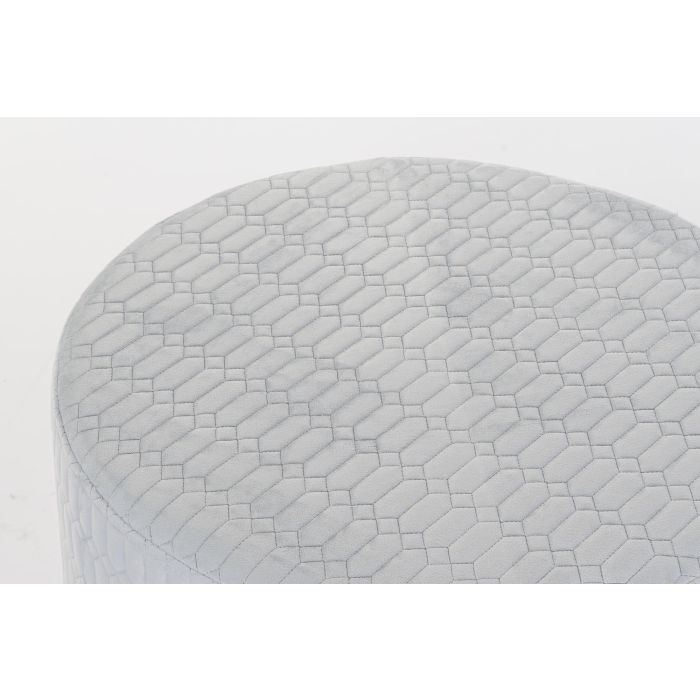 DKD Home Decor Reposapies Puff Sixties Azul Celeste de MDF y Poliéster, 55 cm Ancho x 55 cm Fondo x 35 cm Alto 1 DKD Home Decor Reposapies Puff Sixties Azul Celeste de MDF y Poliéster, 55 cm Ancho x 55 cm Fondo x 35 cm Alto 1