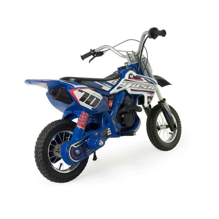 Injusa Moto Batería Eléctrica X-Treme Blue Fighter 24V con Ruedas Hinchables Azul, 112x62x72 cm, Niños 6-10 Años 2