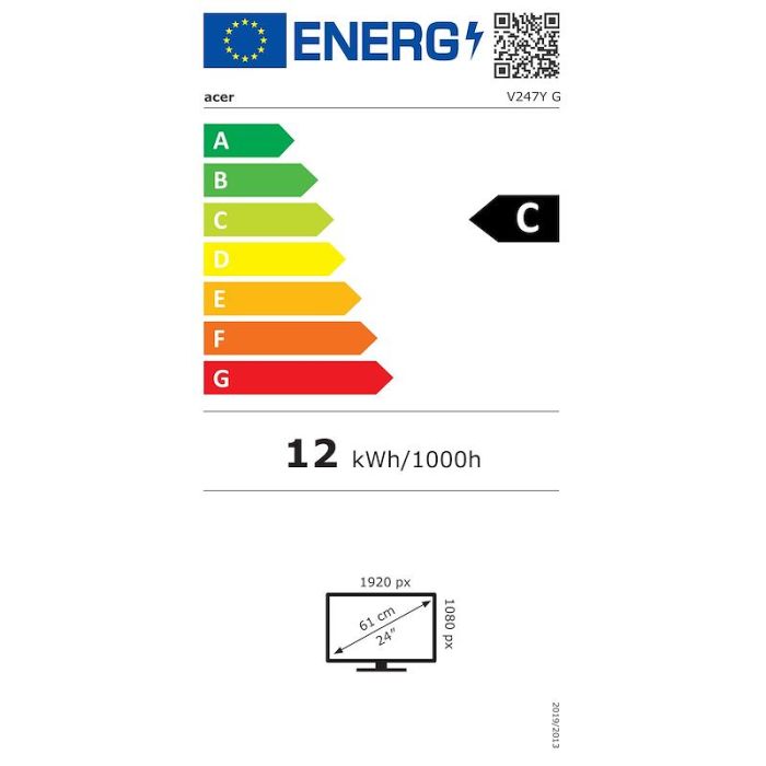 MONITOR ACER 27'' VERO V277Gbi (UM.HV7EE.G01) 69CM 1MS 100HZ 16:9 1MS 250 NITS HDMI 6