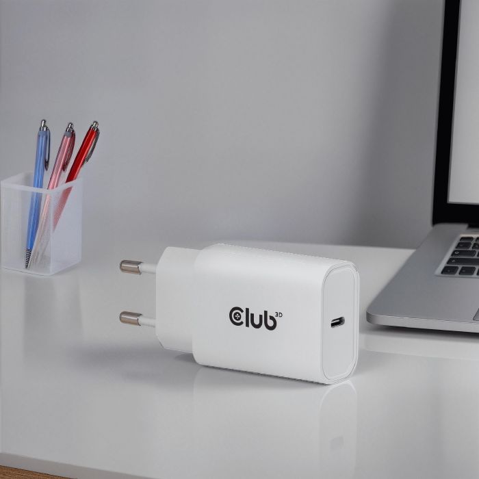 Club3D Lifestyle Ladegerät USB-C 30Watt. 2Stk weiß retail 5 Club3D Lifestyle Ladegerät USB-C 30Watt. 2Stk weiß retail 5