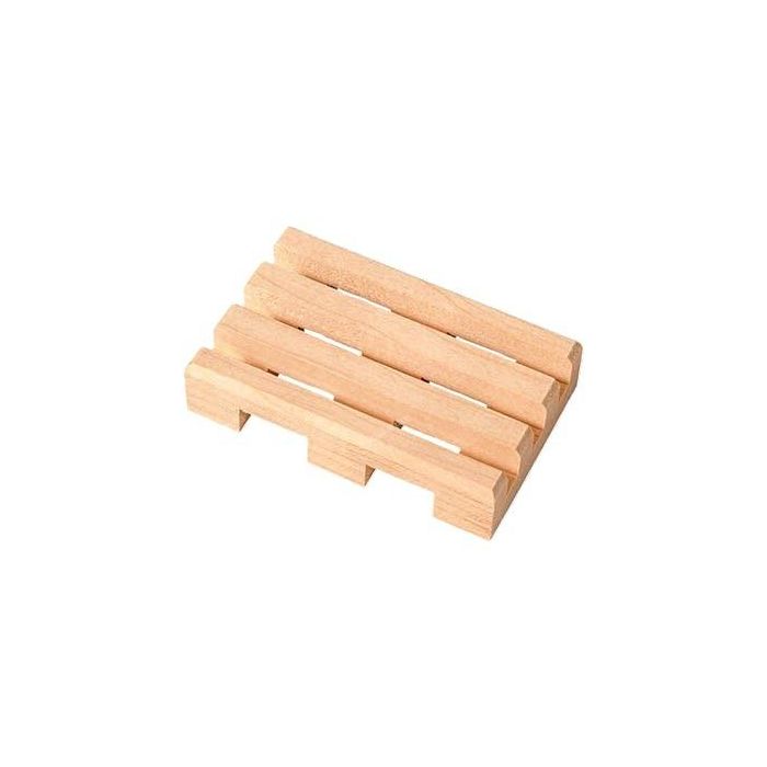 BALADE EN PROVENCE Jabonera de madera de haya, hecha a mano de una sola pieza