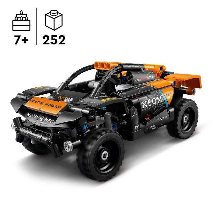 LEGO 42166 Technic NEOM McLaren Extreme E Coche de Carreras, Coche de Juguete Construible para Niños 1