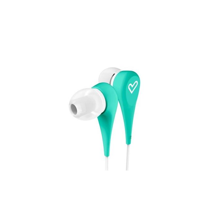 Energy Sistem Auriculares Intrauditivos Style 1 Menta con Micrófono y Cable Plano para Smartphone