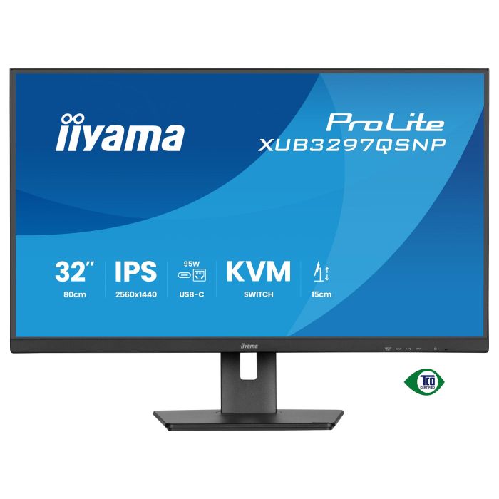 iiyama Monitor XUB3297QSNP-B1 32" (81,28cm) IPS 2560x1440 1ms USB-C Dock LAN/95W PD 8 iiyama Monitor XUB3297QSNP-B1 32" (81,28cm) IPS 2560x1440 1ms USB-C Dock LAN/95W PD 8