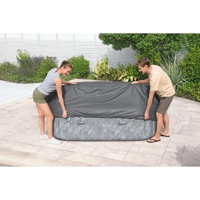 BESTWAY - Cobertor térmico EnergySense para spa cuadrado 230 x 230 x 71 cm 5