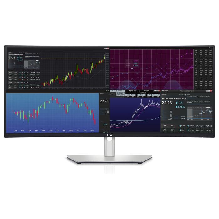 DELL U3824DW Monitor UltraSharp Curvo 38.5" Quad HD+ 3840x1600 USB-C Hub 8ms IPS Negro Panel 1